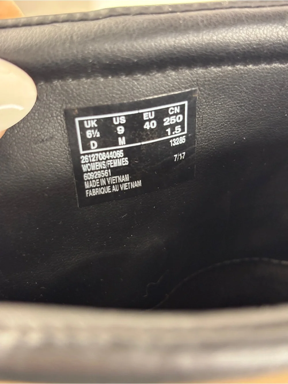 Clarks London Town GTX Black Suede / Leather Waterproof GORE-TEX Woman’s 9